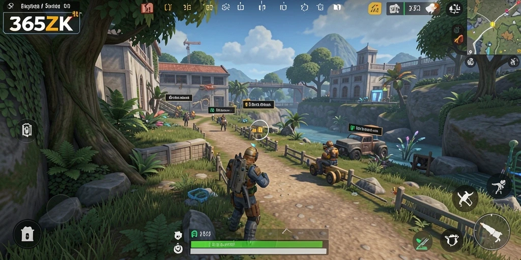 Tampilan gameplay 365ZK yang menarik dan mendalam.