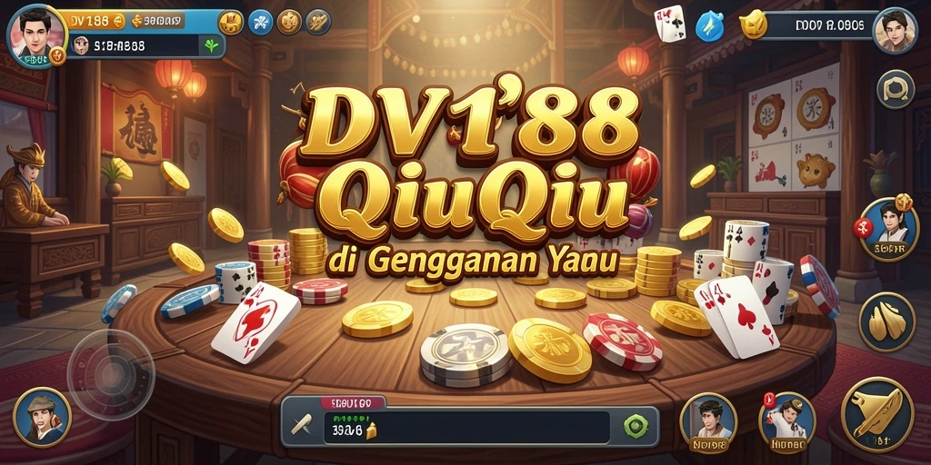Tampilan gameplay QiuQiu yang menegangkan dan penuh strategi.