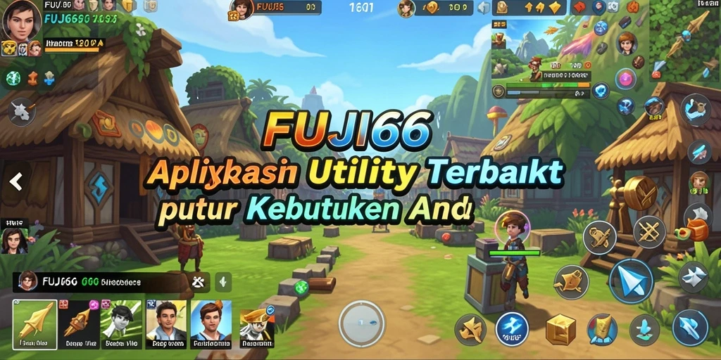 Screenshot dari antarmuka pengguna FUJI66 yang menunjukkan fitur utilitas.