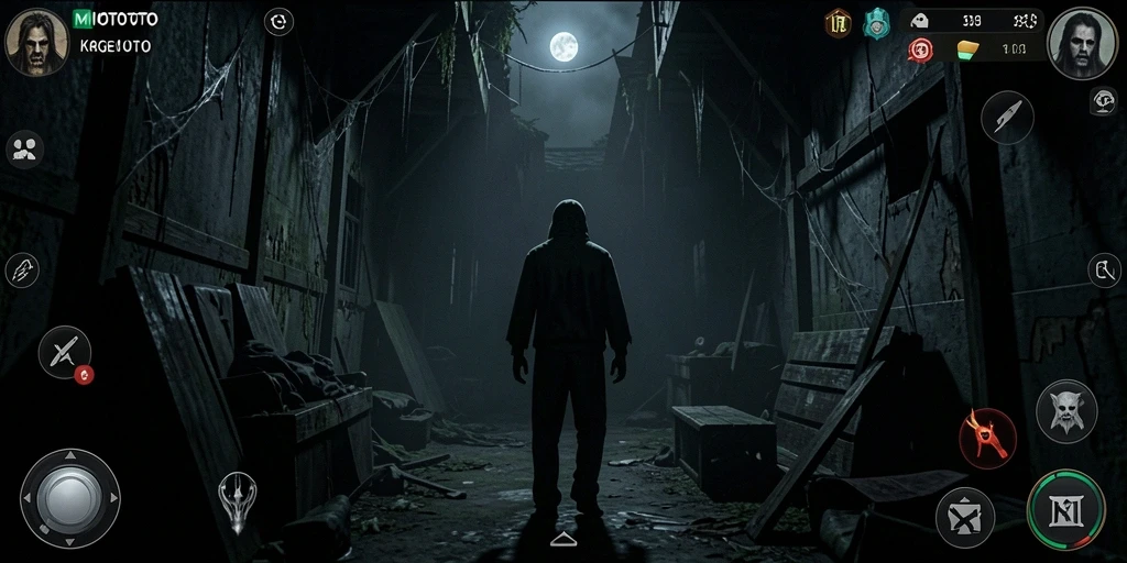 Tampilan menakutkan dalam gameplay MIOTOTO, siap menghadirkan ketegangan.