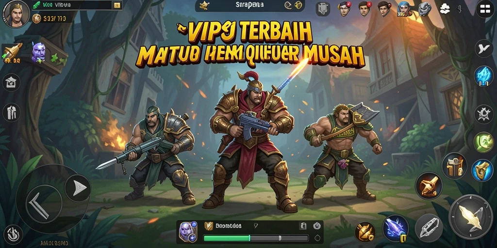 Tampilan menakjubkan dari pertempuran strategi di VIPDEWA.