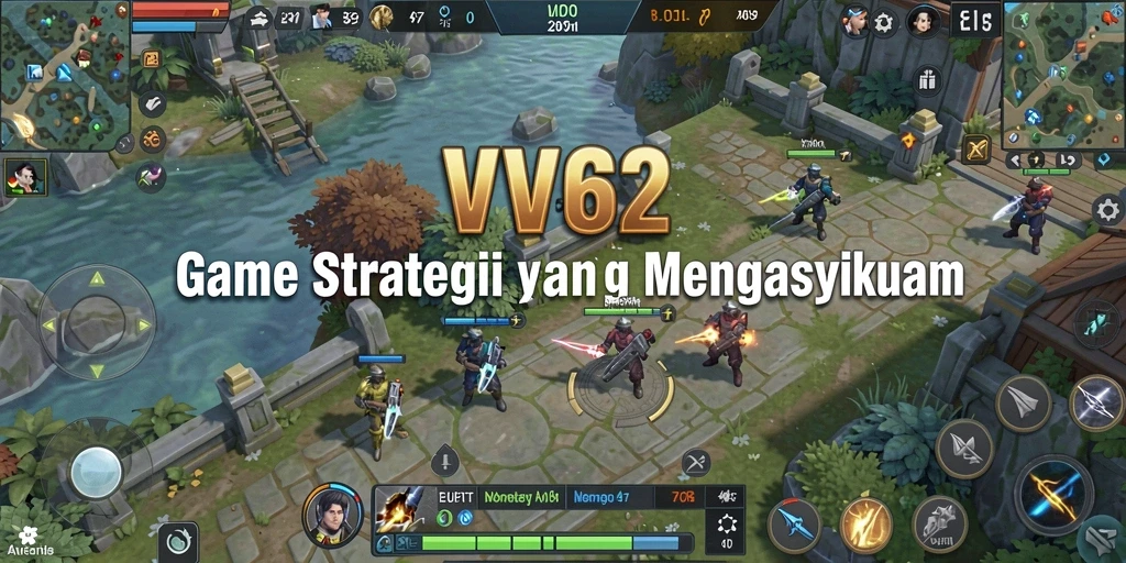 Tampilan gameplay yang memukau dari VV62 dengan strategi mendebarkan.